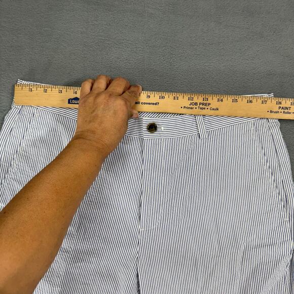 Brooks Brothers 346 Light Blue Chino Shorts Cotton Size 36 Lightweight Chino - Picture 7 of 10